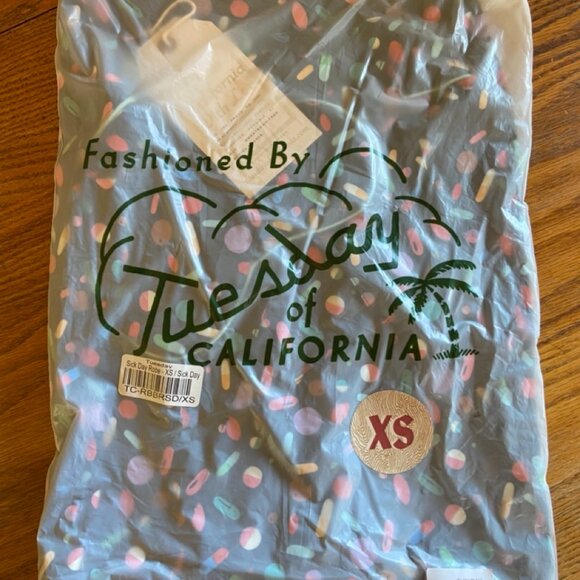 Tuesday of California Sick Day Robe Satin Bathrobe - Picture 5 of 5